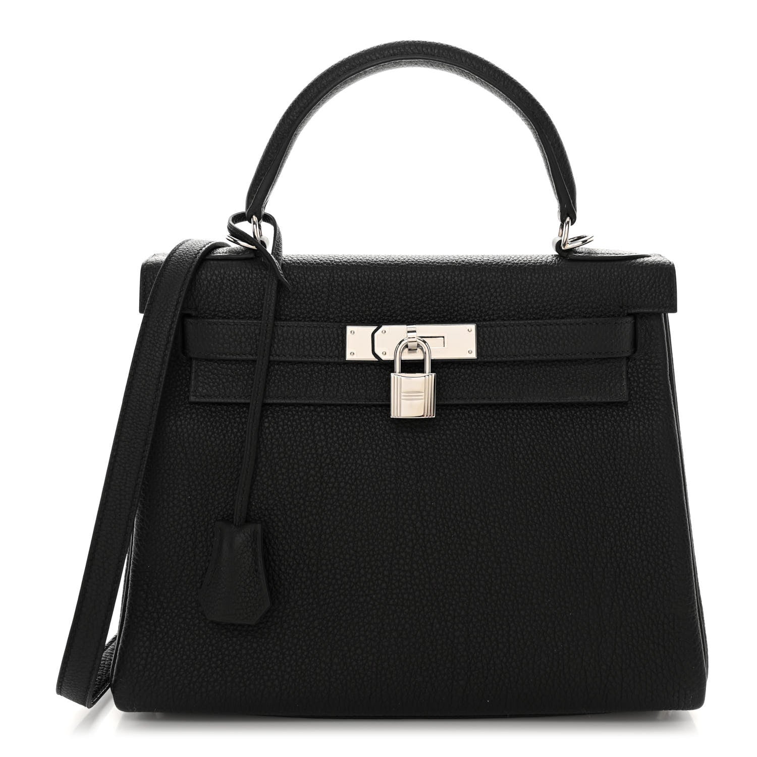 Hermes Togo Kelly Retourne 28 Black 1 of 14