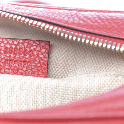 Gucci Pebbled Calfskin Small Soho Disco Bag Tabasco Red 7 of 14