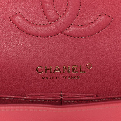 Chanel Caviar Quilted Medium Double Flap Pink 6 of 14