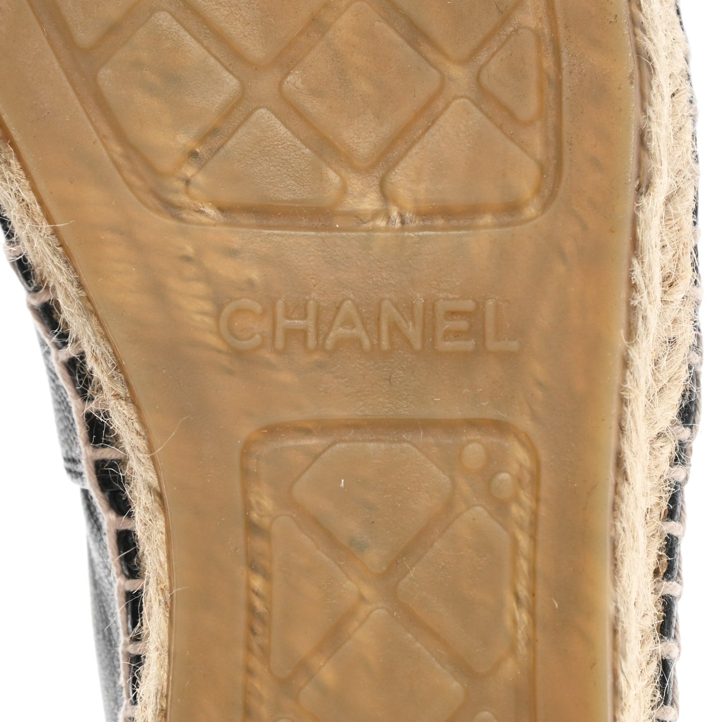 Lambskin CC Espadrilles 38 Black
