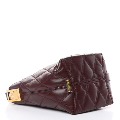 Givenchy Lambskin Quilted Mini GV Bucket Bag Aubergine 4 of 8