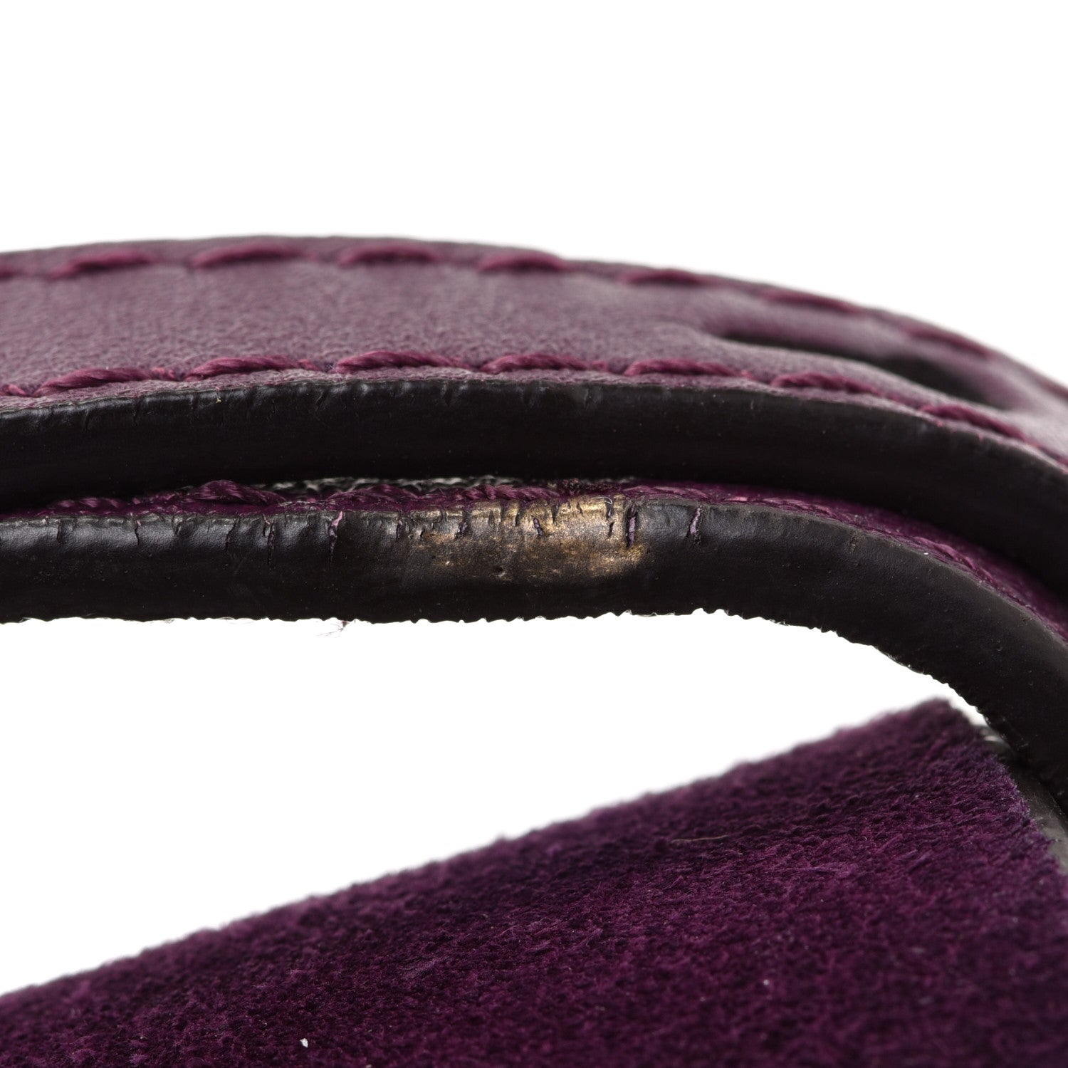 Chloe Suede Calfskin Mini Faye Shoulder Bag Intense Violine 11 of 14