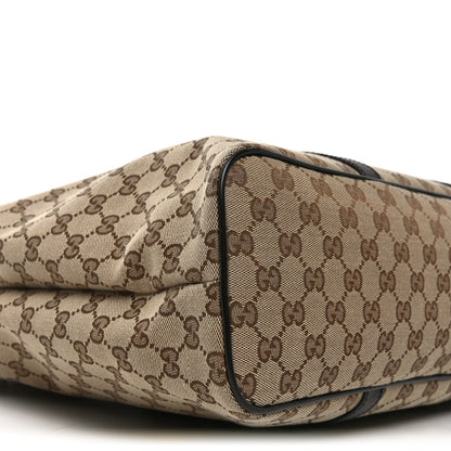 Gucci GG Monogram Large Joy Tote Bag Dark Brown 9 of 10