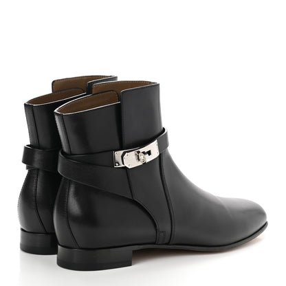 Hermes Calfskin Neo Low Boots 39 Black 4 of 10