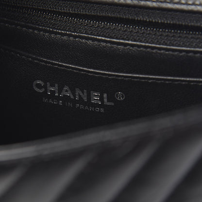 Chanel Aged Calfskin Chevron Quilted 2.55 Reissue Mini Flap So Black 6 of 10