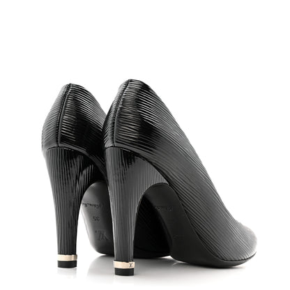 Louis Vuitton Epi Electric Joyce Pumps 35 Black 9 of 24