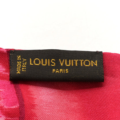 Louis Vuitton Silk Monogram Ikat Summer Bandeau Rose Indien 3 of 4