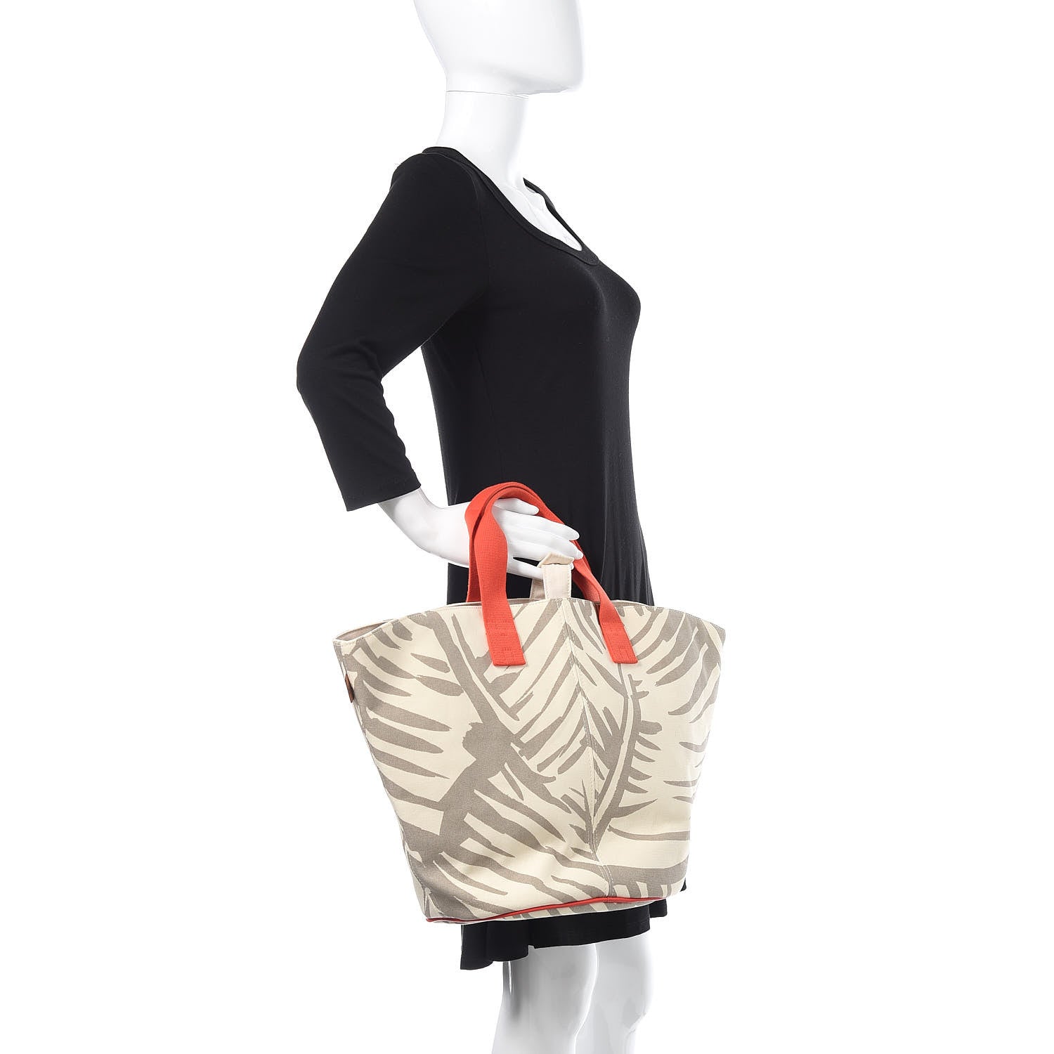 Hermes Toile Cabas Feuillage PM 2 of 11