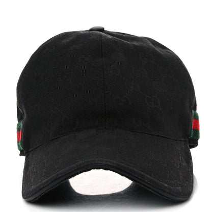 Gucci Monogram Web Baseball Hat XXL Black 2 of 11