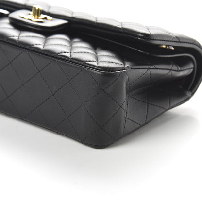 Chanel Lambskin Quilted Medium Double Flap Black 7 of 11