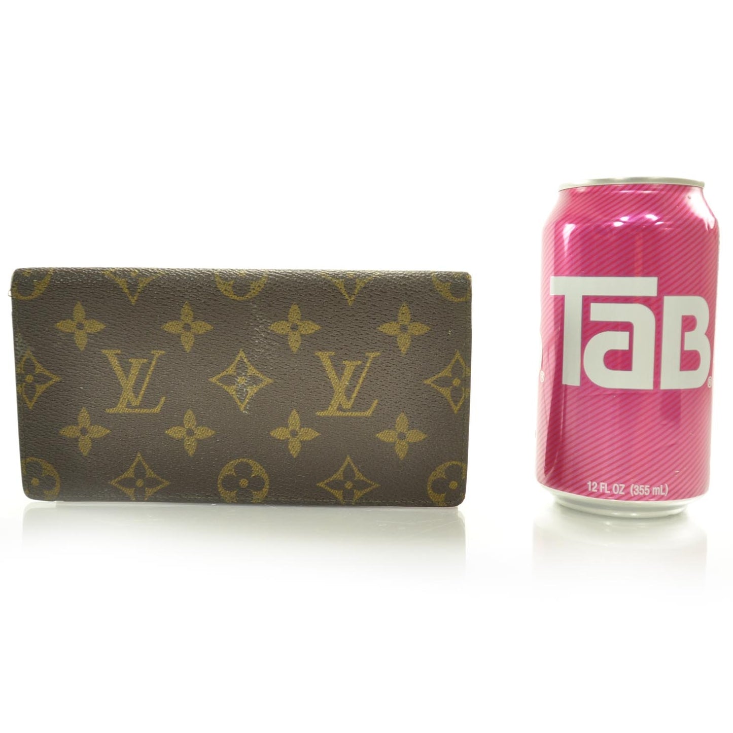 Monogram Checkbook Holder Wallet