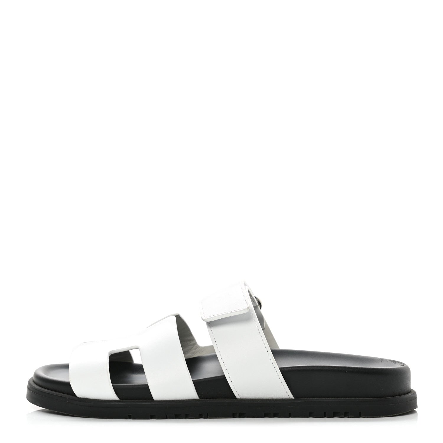 Hermes Calfskin Womens Chypre Sandals 36 White 1 of 9