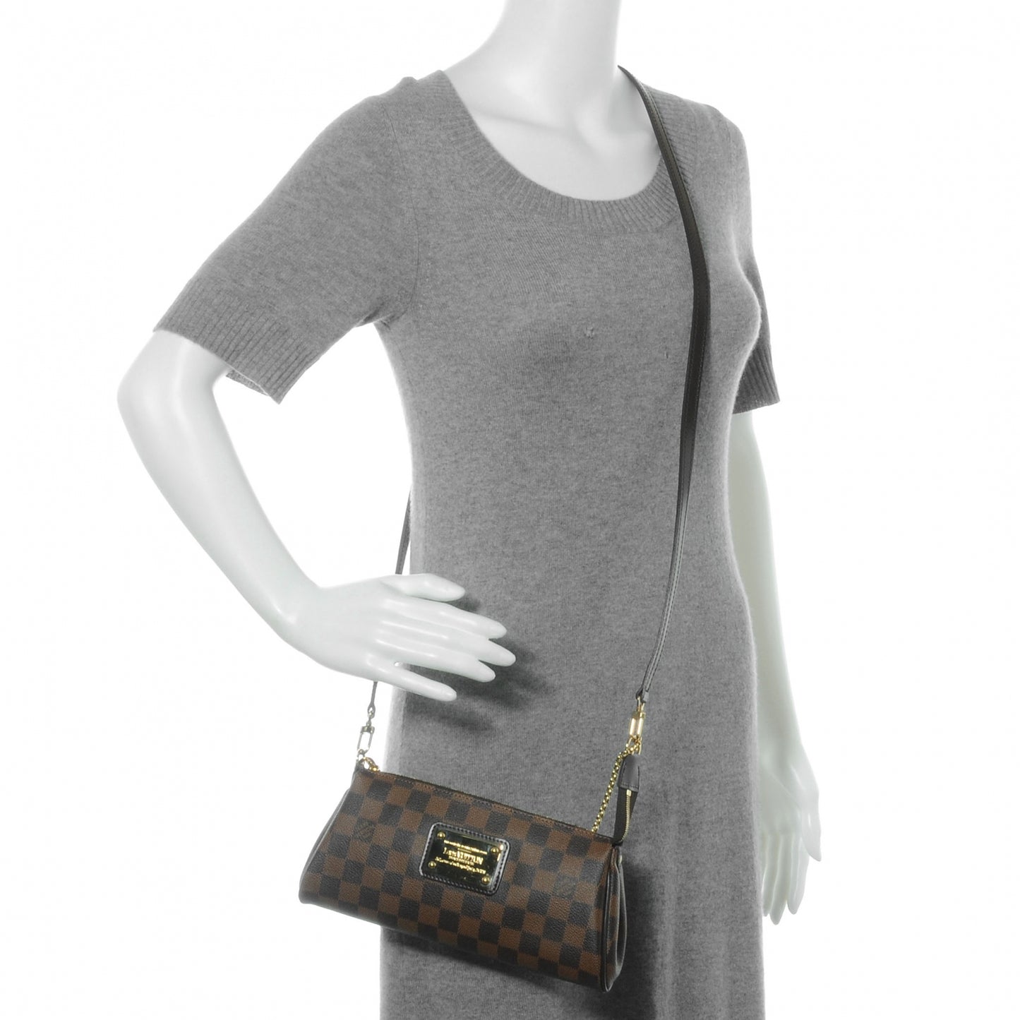 Damier Ebene Eva Clutch