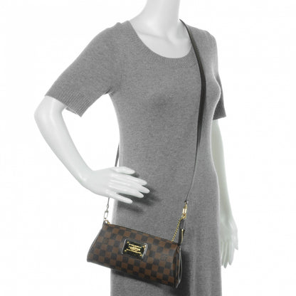 Louis Vuitton Damier Ebene Eva Clutch 2 of 7