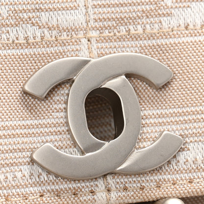 Chanel Nylon Travel Accordion Flap Beige 13 of 13