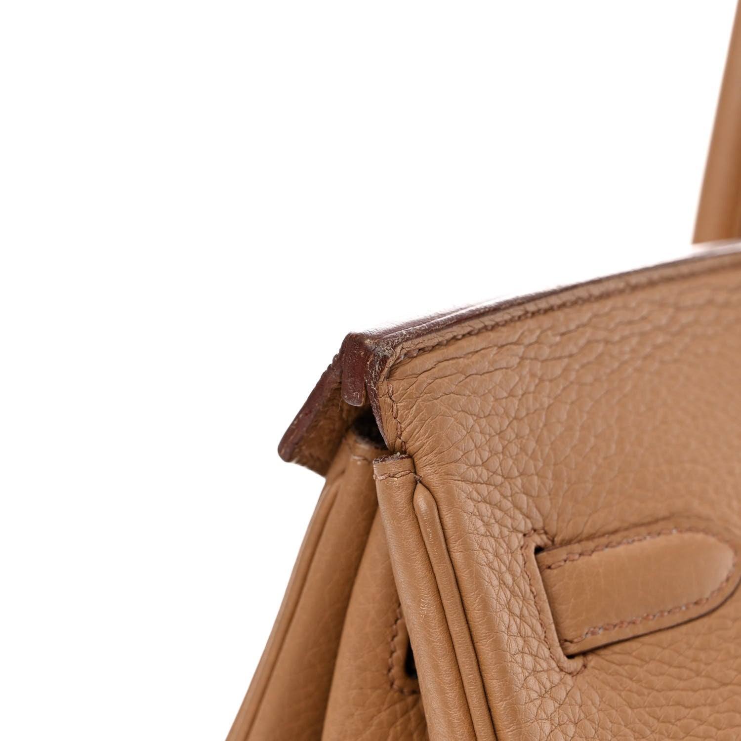 Hermes Taurillon Clemence BIRKIN 40 Tabac Camel 16 of 21