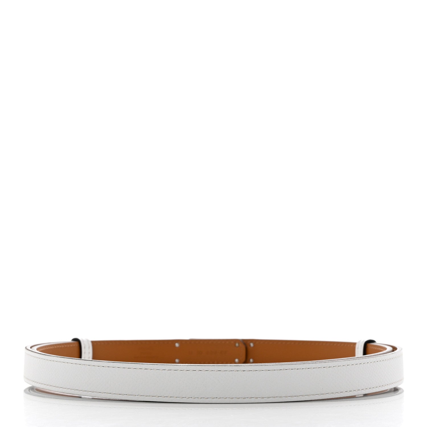 Hermes Epsom Kelly Belt White 2 of 8