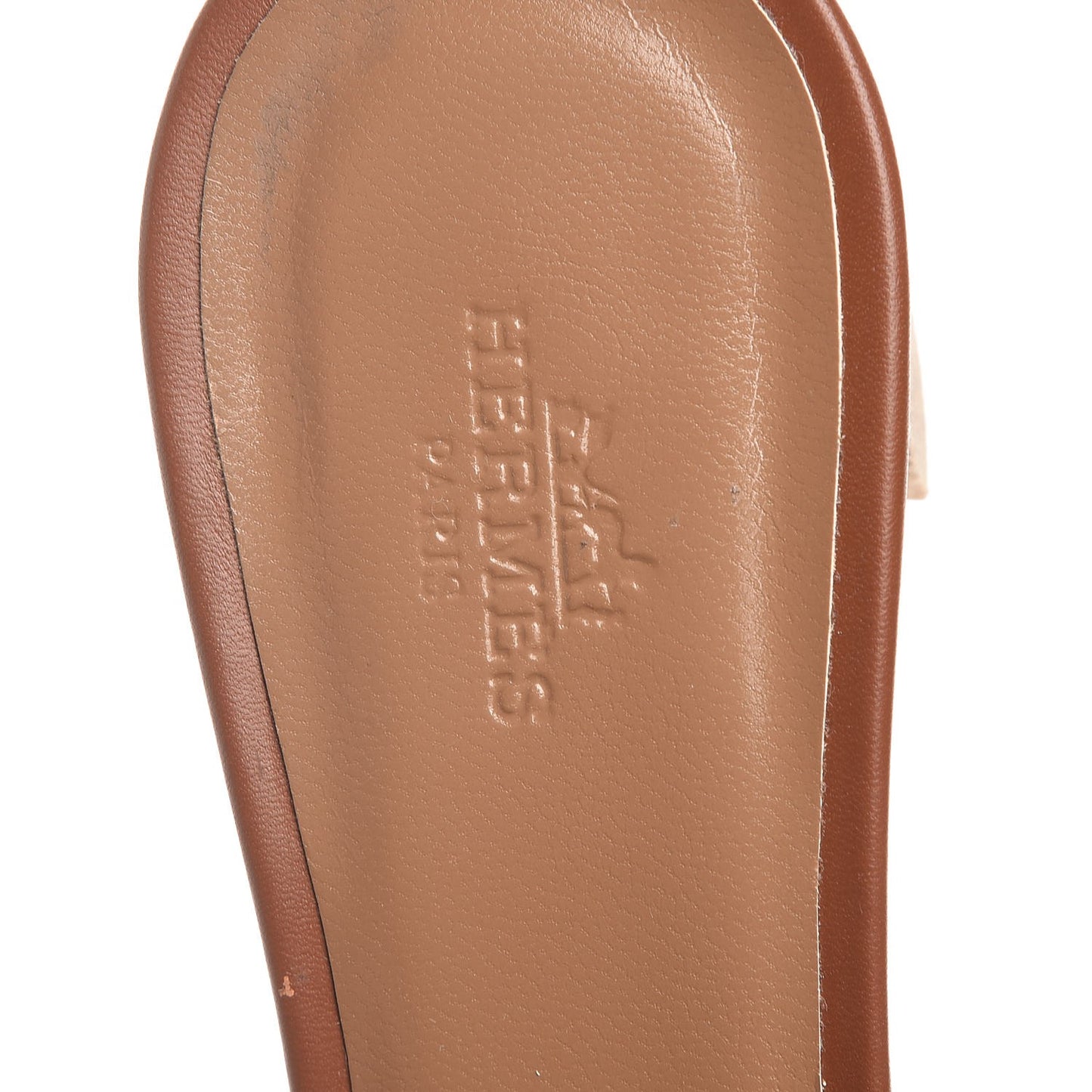 Calfskin Oasis Sandals 36.5 Gold