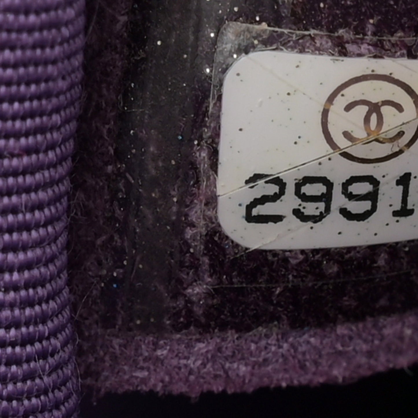Aged Calfskin Quilted Small Gabrielle Backpack Purple