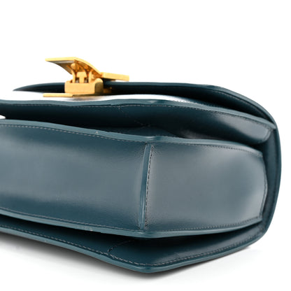 Celine Box Calfskin Small Classic Box Flap Bag Petrol 10 of 11