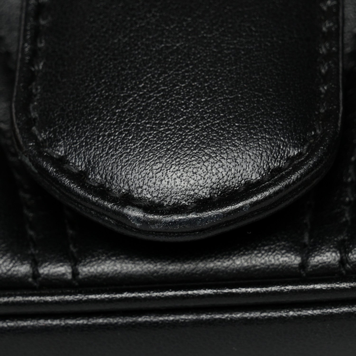 Gucci Calfskin Matelasse Mini GG Marmont Shoulder Bag Black 11 of 11