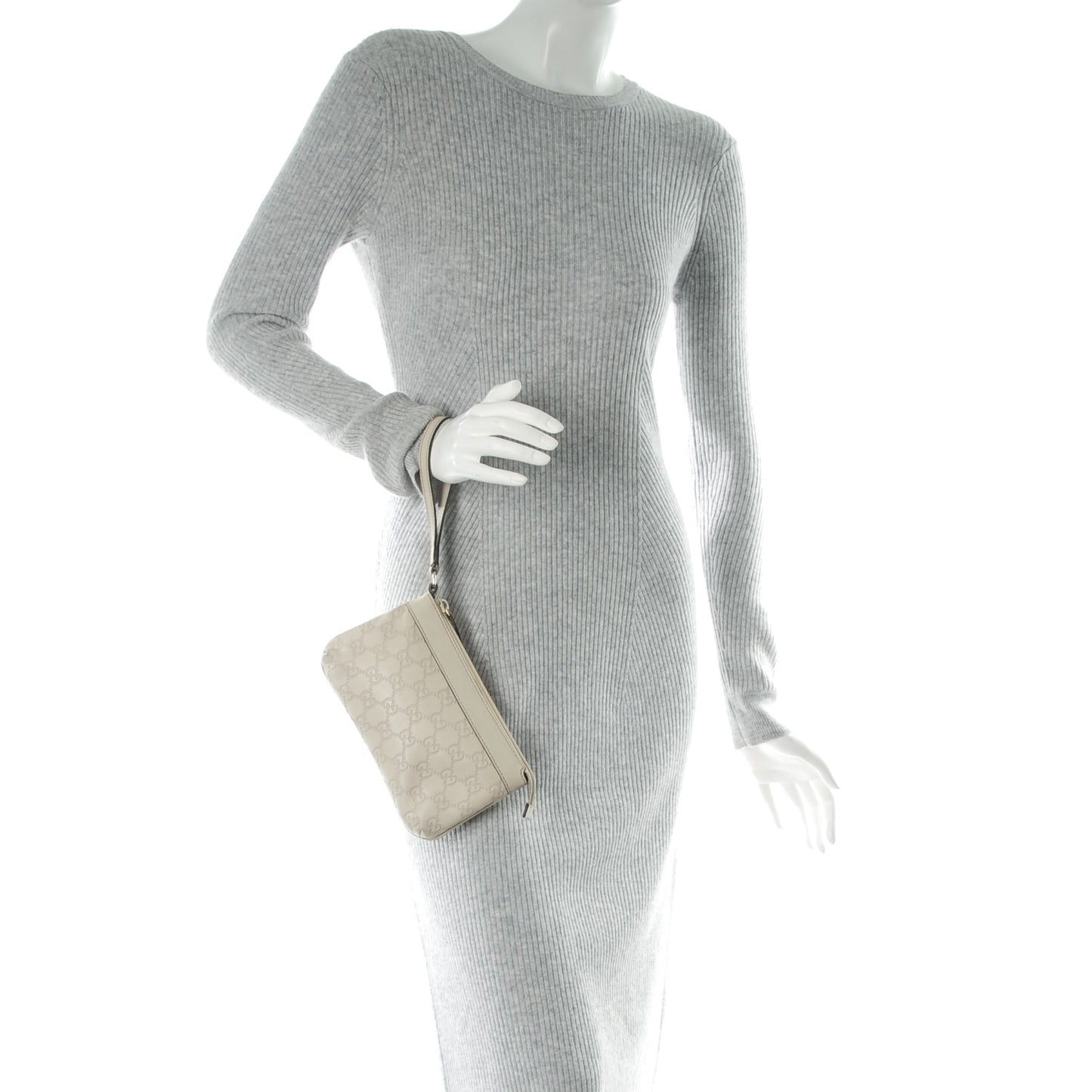Guccissima Wristlet Off White