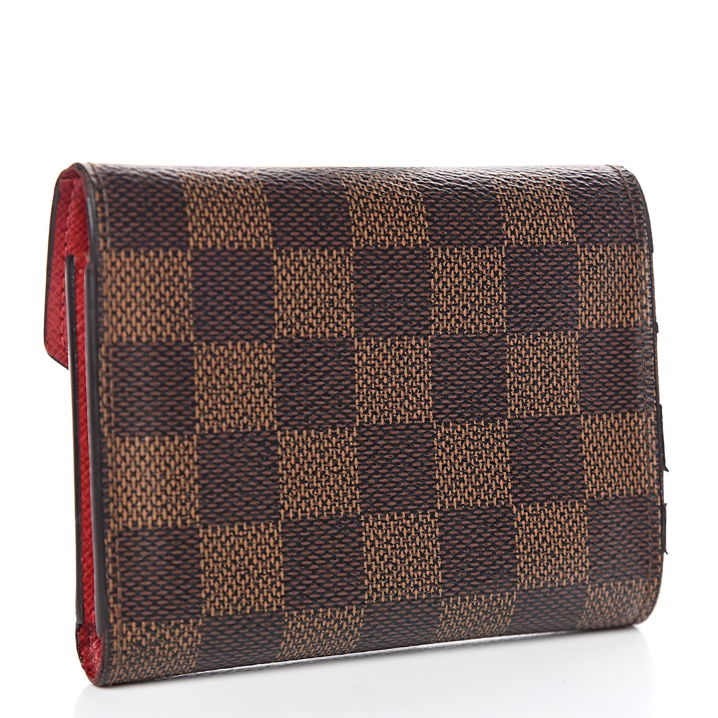 Damier Ebene Victorine Wallet Red