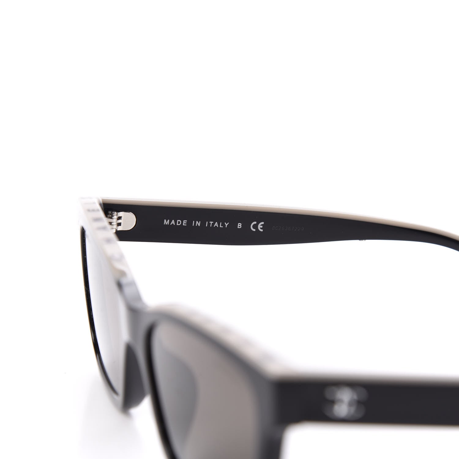 Chanel Acetate Square Sunglasses 5417-A Black 5 of 9