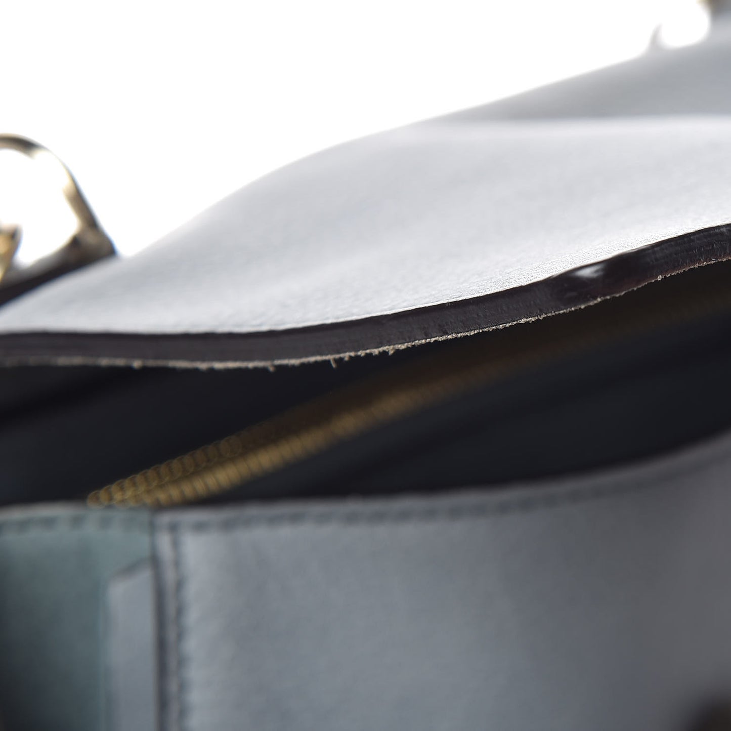 Calfskin Small Faye Day Shoulder Bag Cloudy Blue