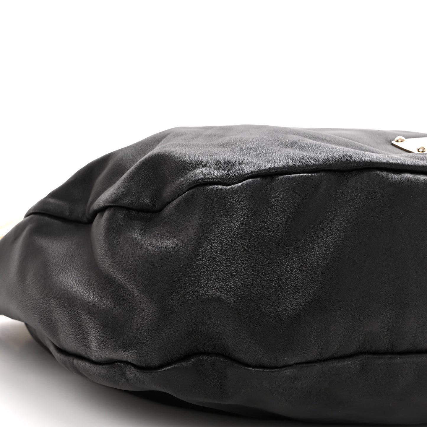Nappa Snakeskin Trim Sky Hobo Black