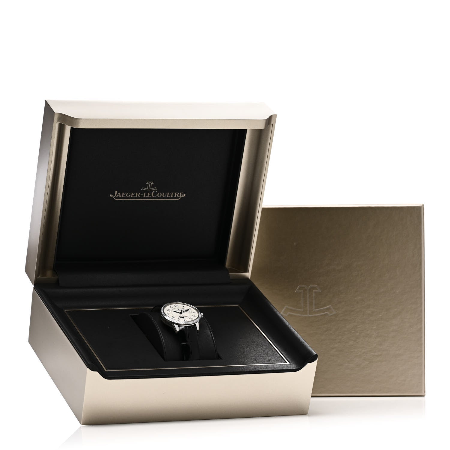 Jaeger-LeCoultre Stainless Steel Alligator Diamond Bezel 34mm Rendez-Vous Classic Day & Night Automatic Watch Q3448430 5 of 5