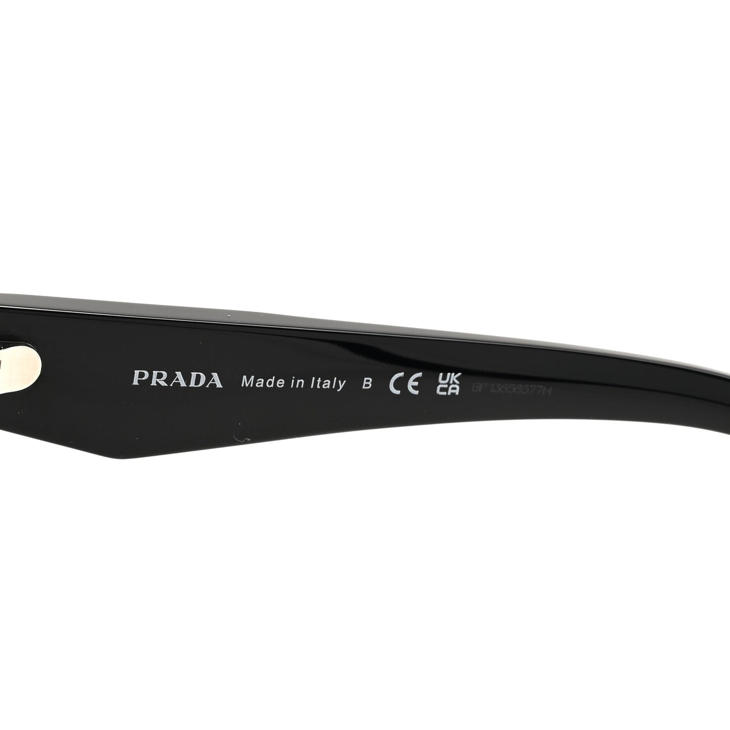 Acetate Oval Sunglasses SPR 26Z Black