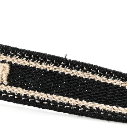 Christian Dior Canvas Embroidered Adjustable Shoulder Strap Black 5 of 7