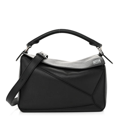 Loewe Calfskin Small Puzzle Bag Black 1 of 10