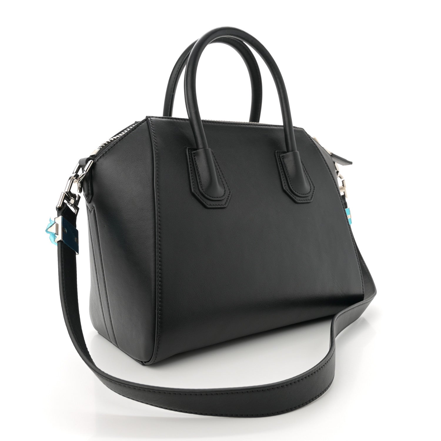 Givenchy Calfskin Signature Logo Small Antigona Black 3 of 12