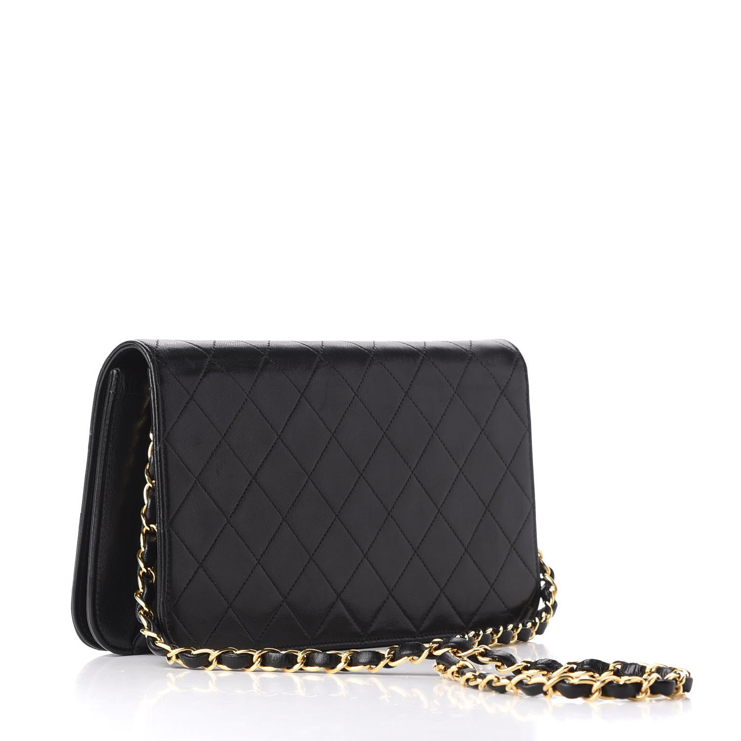 Chanel Lambskin Quilted Small Single Flap Black 3 of 11