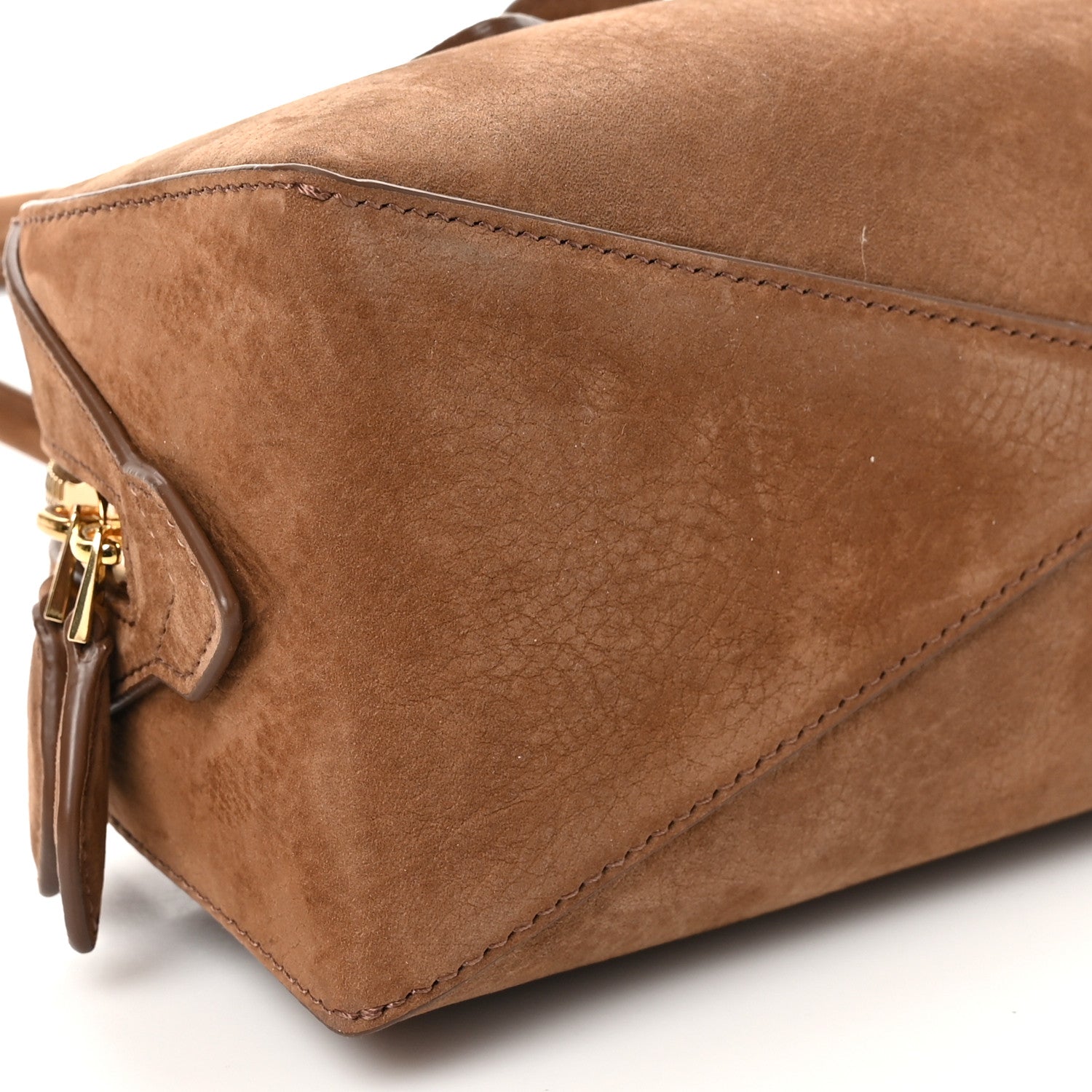 Alaia Nubuck Medium Le Teckel Bag Brown 8 of 9
