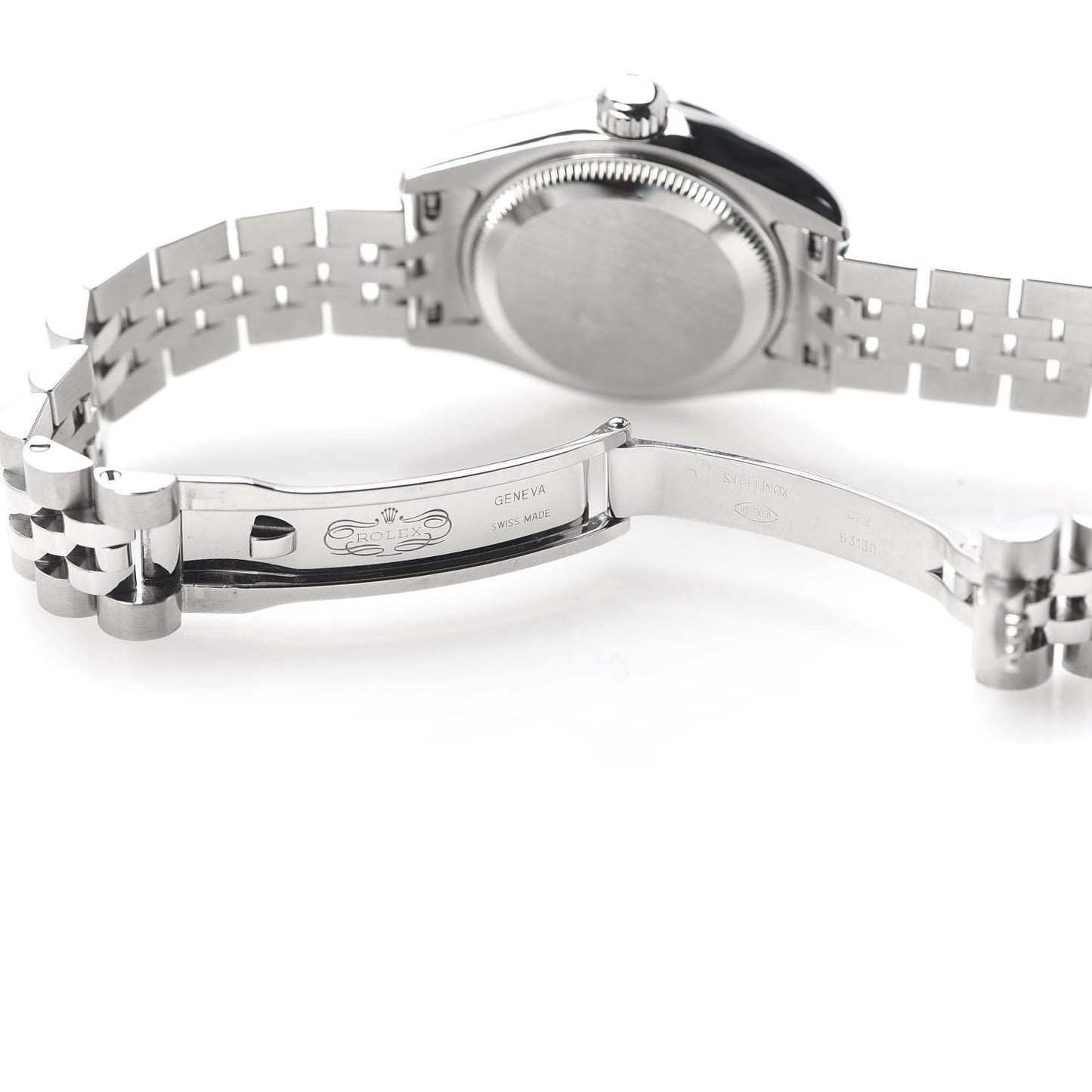 Stainless Steel 18K White Gold 26mm Oyster Perpetual Datejust Watch Silver 179174