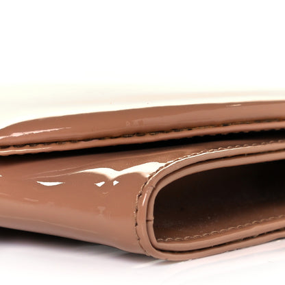 Christian Louboutin Patent Pigalle Clutch Nude 8 of 13