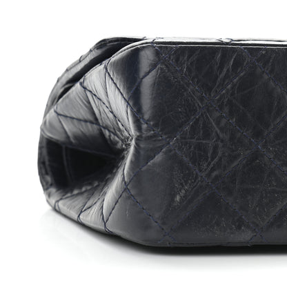Chanel Aged Calfskin Quilted 2.55 Reissue 226 Flap Navy Blue 8 of 9