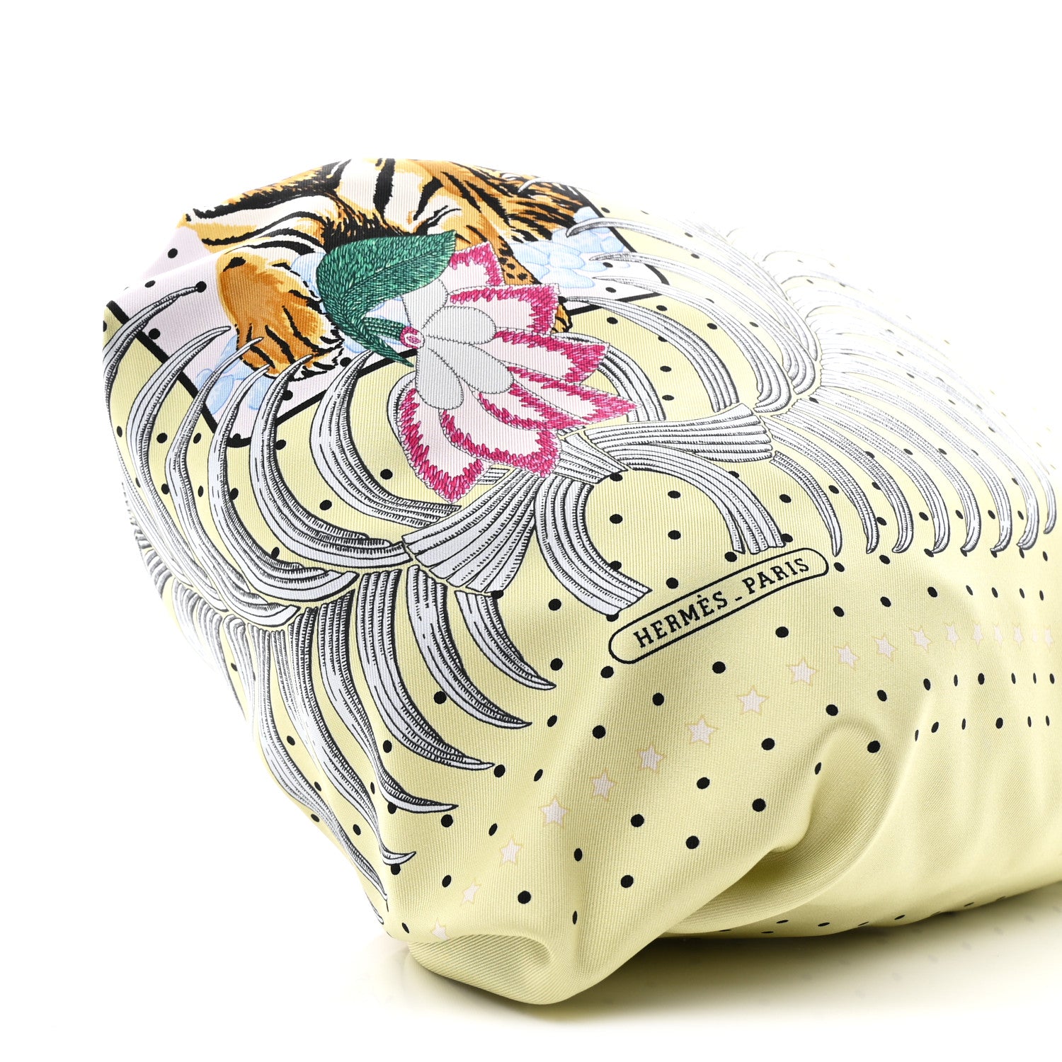 Hermes Silk Balusoie Bag Jaune Bourgeon 10 of 12