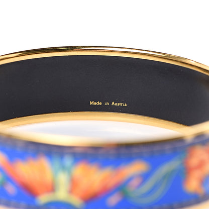 Hermes Enamel Printed Brazil Wide Bracelet 65 5 of 5