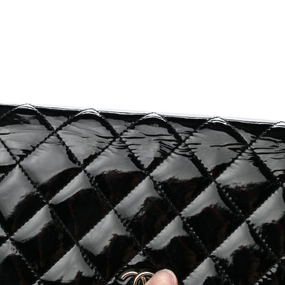 Chanel Patent Quilted Flap Wallet Black 12 of 12