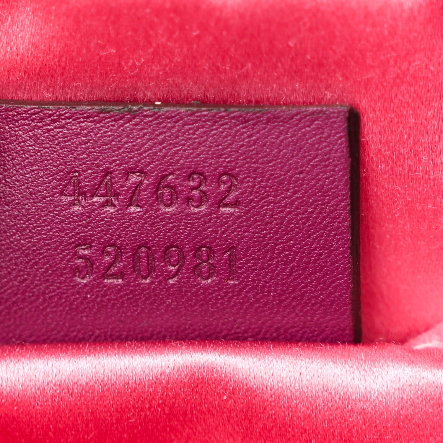 Gucci Velvet Matelasse Small GG Marmont Chain Shoulder Bag Fuchsia Violet Cyclamen 7 of 11