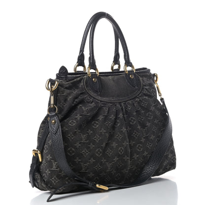 Louis Vuitton Denim Neo Cabby GM Black 2 of 8
