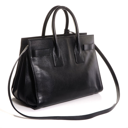 Saint Laurent Calfskin Small Sac De Jour Black 3 of 10