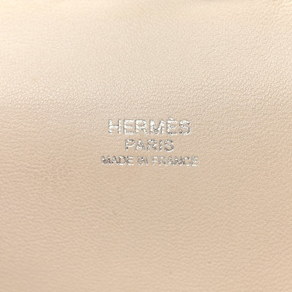 Hermes Taurillon Clemence Swift Toolbox 26 Craie 6 of 10