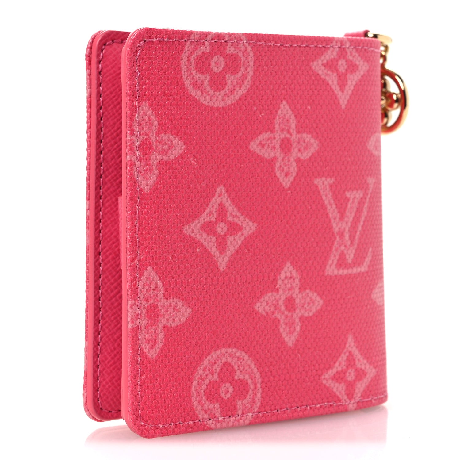 Louis Vuitton Monogram Origine LV Charms Pocket Wallet Rose Ruban 3 of 6