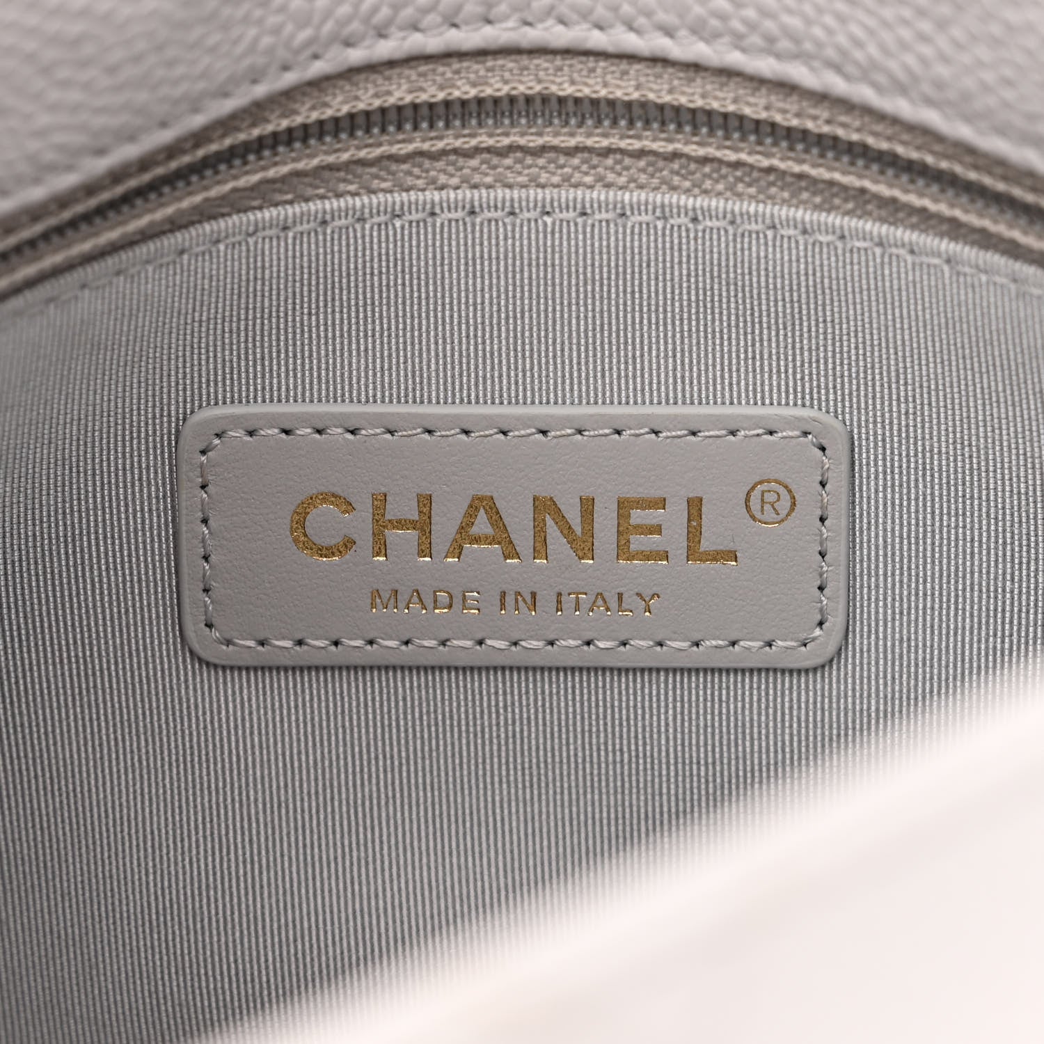 Chanel Caviar Quilted Small City Walk Flap Light Grey 6 of 10