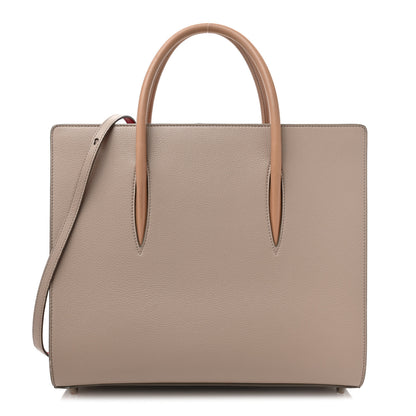 Christian Louboutin Calfskin Patent Studded Large Paloma Cashmere 1 of 25